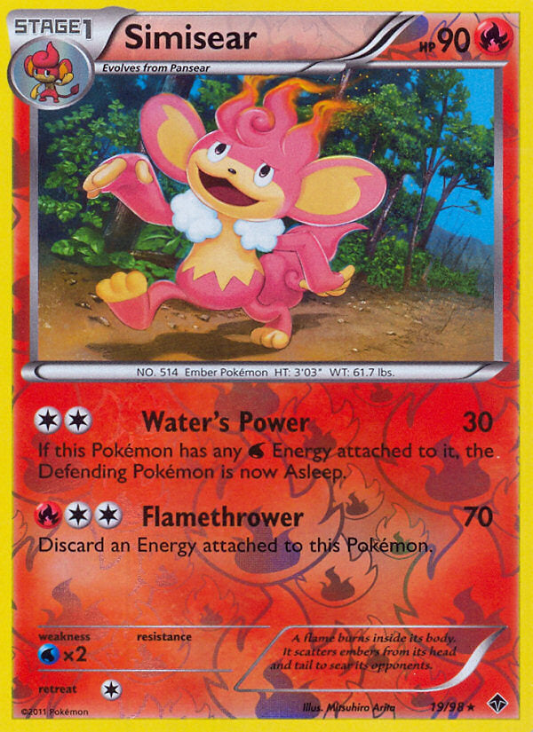 Emerging Powers Simisear #19/98 reverse holo